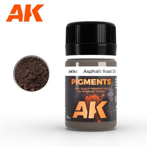 AK Interactive AK146 ASPHALT ROAD DIRT PIGMENT - Pigmentpor