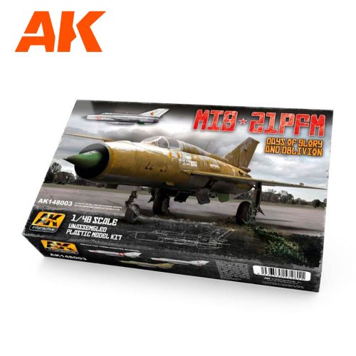AK Interactive AK148003 MIG-21 PFM DAYS OF GLORY AND OBLIVION 1/48 repülőgép makett