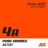 AK Interactive AK1507 Dual Exo 4A - Pure Orange - akril makett festék