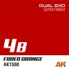 AK Interactive AK1508 Dual Exo 4B - Faded Orange - akril makett festék