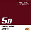 AK Interactive AK1510 Dual Exo 5B - Dirty Red - akril makett festék