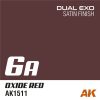 AK Interactive AK1511 Dual Exo 6A - Oxide Red - akril makett festék