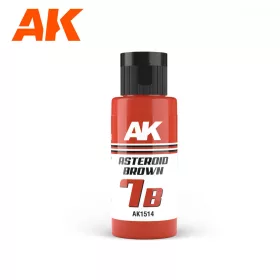   AK Interactive AK1514 Dual Exo 7B - Asteroid Brown - akril makett festék