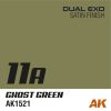 AK Interactive AK1521 Dual Exo 11A - Ghost Green - akril makett festék