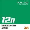 AK Interactive AK1523 Dual Exo 12A - Alien Green - akril makett festék