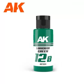   AK Interactive AK1524 Dual Exo 12B - Viridian Green - akril makett festék