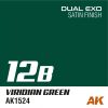 AK Interactive AK1524 Dual Exo 12B - Viridian Green - akril makett festék