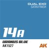 AK Interactive AK1527 Dual Exo 14A - Uranus Blue - akril makett festék