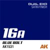 AK Interactive AK1531 Dual Exo 16A - Blue Bolt - akril makett festék