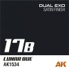 AK Interactive AK1534 Dual Exo 17B - Lunar Bue - akril makett festék