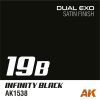 AK Interactive AK1538 Dual Exo 19B - Infinity Black - akril makett festék