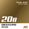 AK Interactive AK1540 Dual Exo 20B - Gold Eclipse - akril makett festék