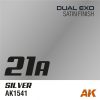 AK Interactive AK1541 Dual Exo 21A - Silver - akril makett festék