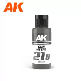   AK Interactive AK1542 Dual Exo 21B - Gun Metal - akril makett festék