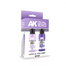   AK Interactive AK1554 PURPLE NEBULA & PURPLE ANDROMEDA DUAL EXO Set 10 - akril makett festék