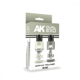   AK Interactive AK1562 STARSHIP GREY & NCC GREY  DUAL EXO Set 18 - akril makett festék