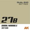 AK Interactive AK1586 LIGHT MARBLE & DARK MARBLE DUAL EXO Set 27 - akril makett festék