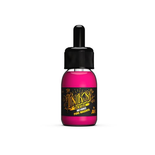 AK Interactive AK16003 Pure Magenta - akril tintafesték makettezéshez, 30 ml 