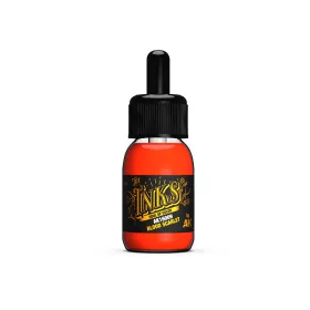   AK Interactive AK16009 Blood Scarlet - akril tintafesték makettezéshez, 30 ml