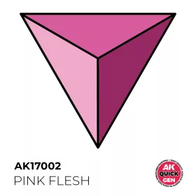   AK Interactive AK17002 PINK FLESH - QUICK GEN akril makett festék
