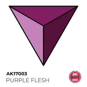   AK Interactive AK17003 PURPLE FLESH - QUICK GEN akril makett festék