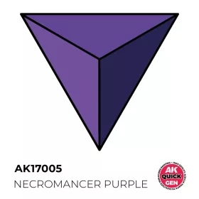   AK Interactive AK17005 NECROMANCER PURPLE - QUICK GEN akril makett festék