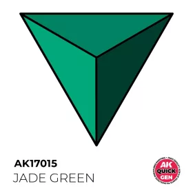   AK Interactive AK17015 JADE GREEN - QUICK GEN akril makett festék
