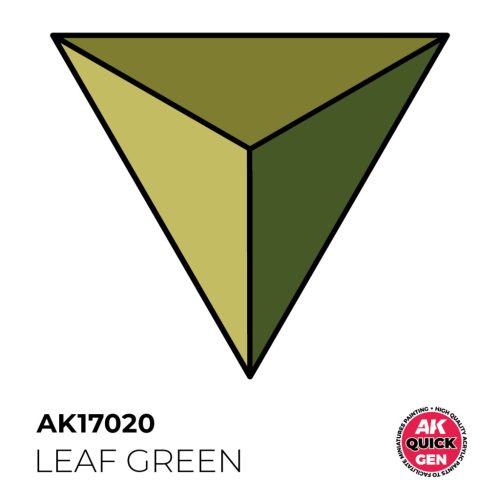AK Interactive AK17020 LEAF GREEN - QUICK GEN akril makett festék