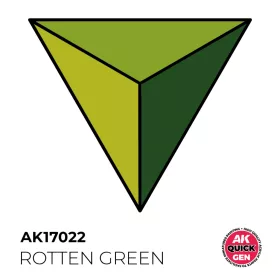   AK Interactive AK17022 ROTTEN GREEN - QUICK GEN akril makett festék