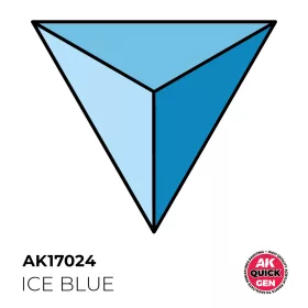   AK Interactive AK17024 ICE BLUE - QUICK GEN akril makett festék