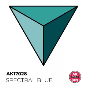   AK Interactive AK17028 SPECTRAL BLUE - QUICK GEN akril makett festék