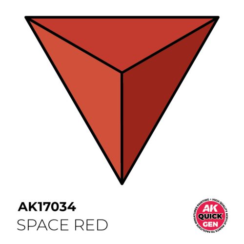 AK Interactive AK17034 SPACE RED - QUICK GEN akril makett festék