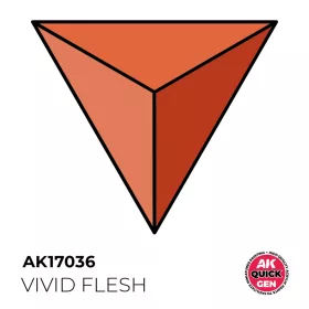   AK Interactive AK17036 VIVID FLESH - QUICK GEN akril makett festék