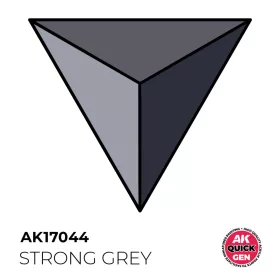   AK Interactive AK17044 STRONG GREY - QUICK GEN akril makett festék