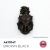 AK Interactive AK17047 BROWN BLACK - QUICK GEN akril makett festék