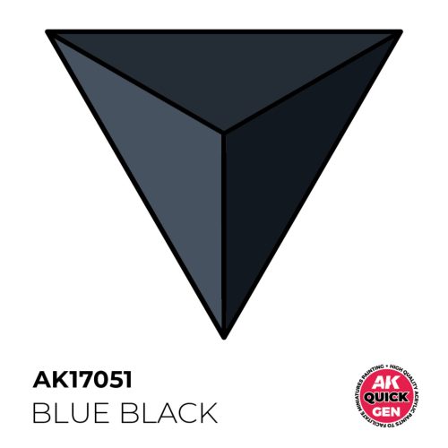 AK Interactive AK17051 BLUE BLACK - QUICK GEN akril makett festék