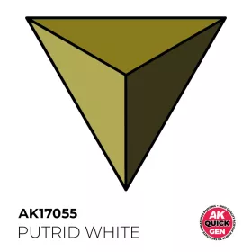   AK Interactive AK17055 PUTRID WHITE - QUICK GEN akril makett festék