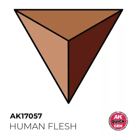  AK Interactive AK17057 HUMAN FLESH - QUICK GEN akril makett festék