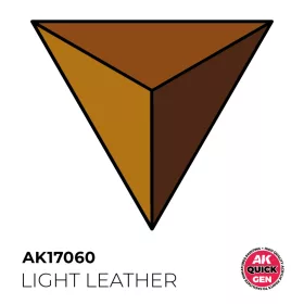   AK Interactive AK17060 LIGHT LEATHER - QUICK GEN akril makett festék