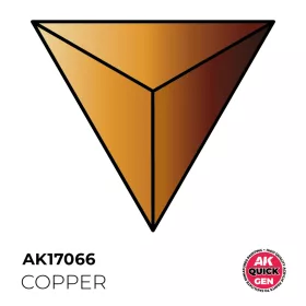   AK Interactive AK17066 COPPER - QUICK GEN akril makett festék