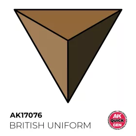   AK Interactive AK17076 BRITISH UNIFORM - QUICK GEN akril makett festék