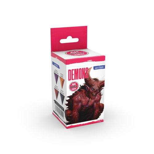 AK Interactive AK17509 DEMONS - QUICK GEN SET akril makett festék készlet
