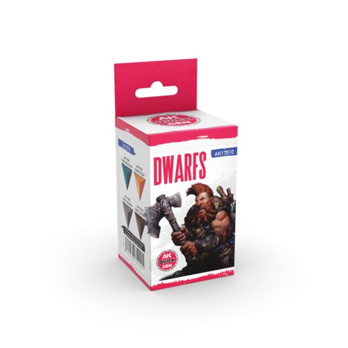AK Interactive AK17510 DWARFS - QUICK GEN SET akril makett festék készlet