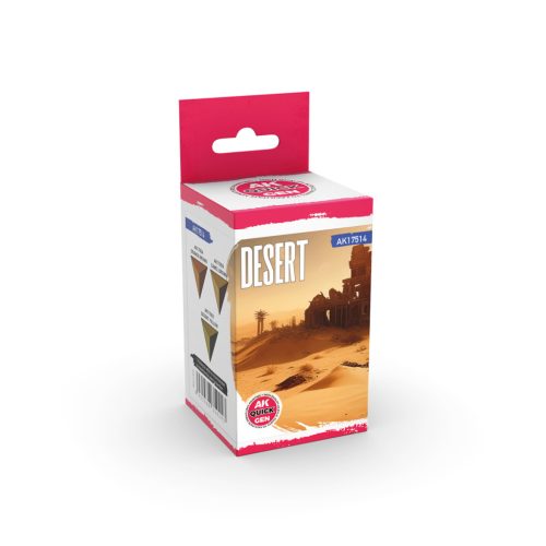 AK Interactive AK17514 DESERT - QUICK GEN SET akril makett festék készlet