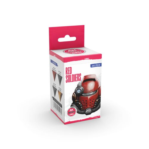 AK Interactive AK17518 RED SOLDIERS - QUICK GEN SET akril makett festék készlet