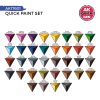 AK Interactive AK17601 QUICK PAINT SET-36 QUICK GEN COLORS (+2 FREE BRUSHES) - akril makett festék készlet