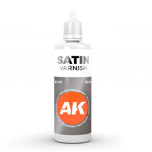 AK Interactive AK191 SATIN VARNISH 60 ml - akril lakk makettezéshez