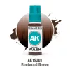 AK Interactive AK19301 ROTWOOD BROWN - ACRYLIC WASH - Akril bemosó