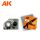 AK Interactive AK200 LENS WHITE 1mm - Üveglencse fényszórókhoz - fehér
