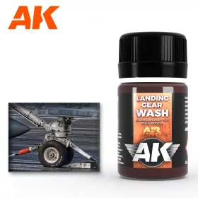   AK Interactive AK2029 WASH FOR LANDING GEAR - Bemosó repülőgép futóművekhez